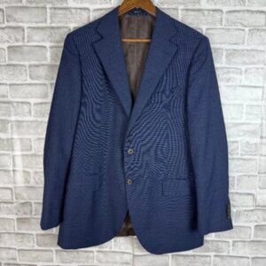 Suitsupply Vitale Barberis Cononico Pure Wool Navy Blazer Suit Jacket Mens 44R
